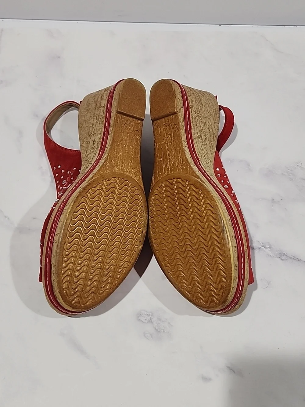 Spring Step Orella Red Open Toe Sandals